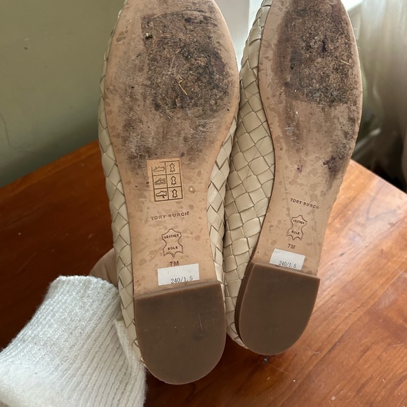 Leather Tory Burch flats, size 7 - Picture 3 of 4